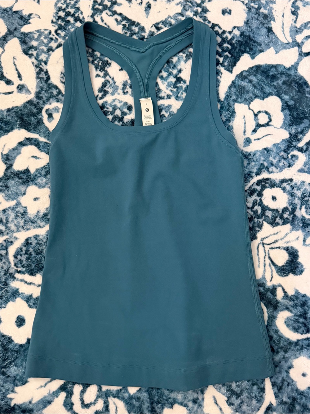 lululemon athletica Teal Racerback Tank Top